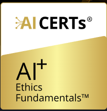 Badge oficial AI+ Fundamentos Éticos™